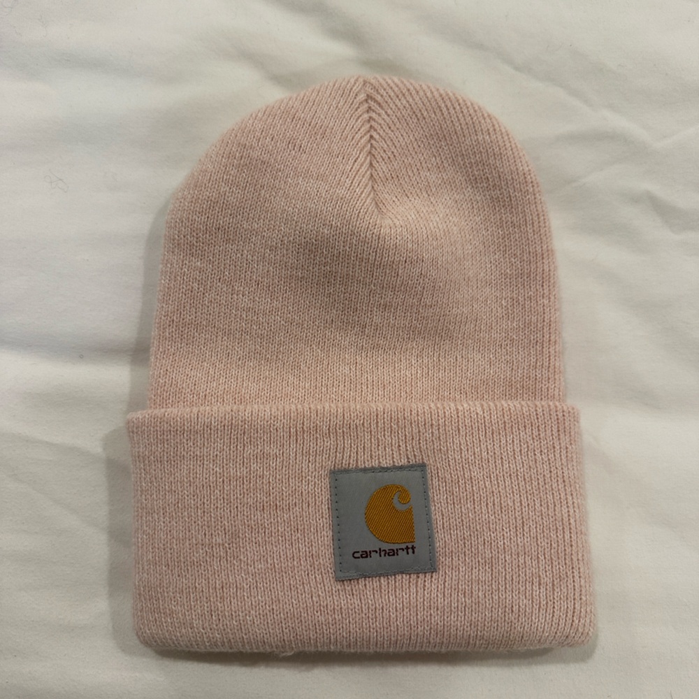 Carhartt Soft Pink Knit Cuffed Beanie
